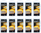 Size 13 Duracell Hearing Aid Batteries Activair Easy Tab - 60 Pieces - 10 Packs
