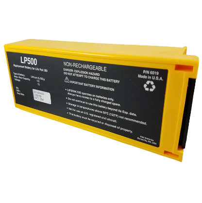 Physio-Control 3005380-026 Battery for Lifepak 500  (First Med, Medtronic)