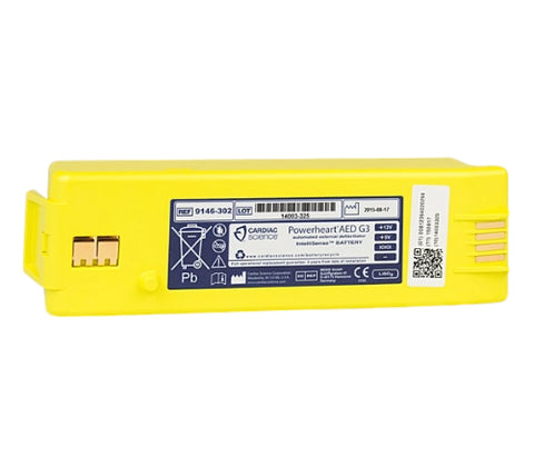Cardiac Science PowerHeart AED G3, 9142, 9143, 9146, 9146-102, 9146-202, 9146-302, 9146-303, 9300E Battery (With Nub) (OEM)
