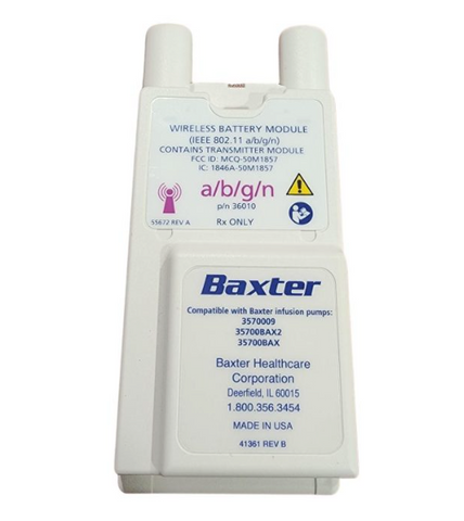 Baxter 35223 Wireless Battery for Spectrum IQ Infusion Pump